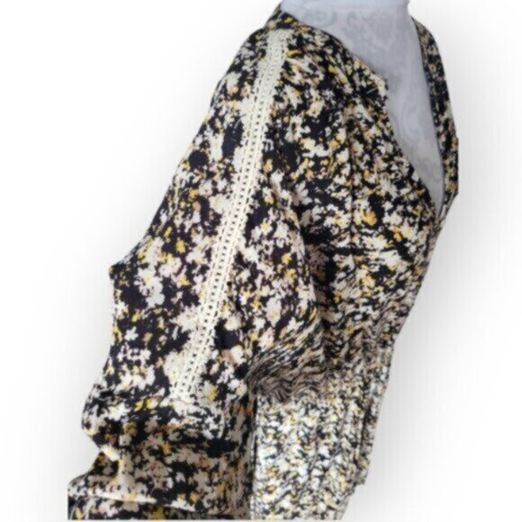 GARCIA DE LA CRUZ Ditsy Floral Midi Dress Sz XL NEW - Picture 9 of 16